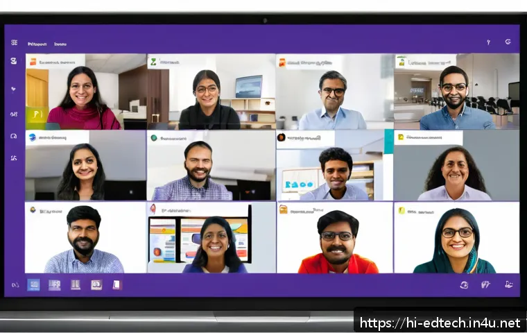 교육공학과 Microsoft Teams 교육 관련 이미지 1